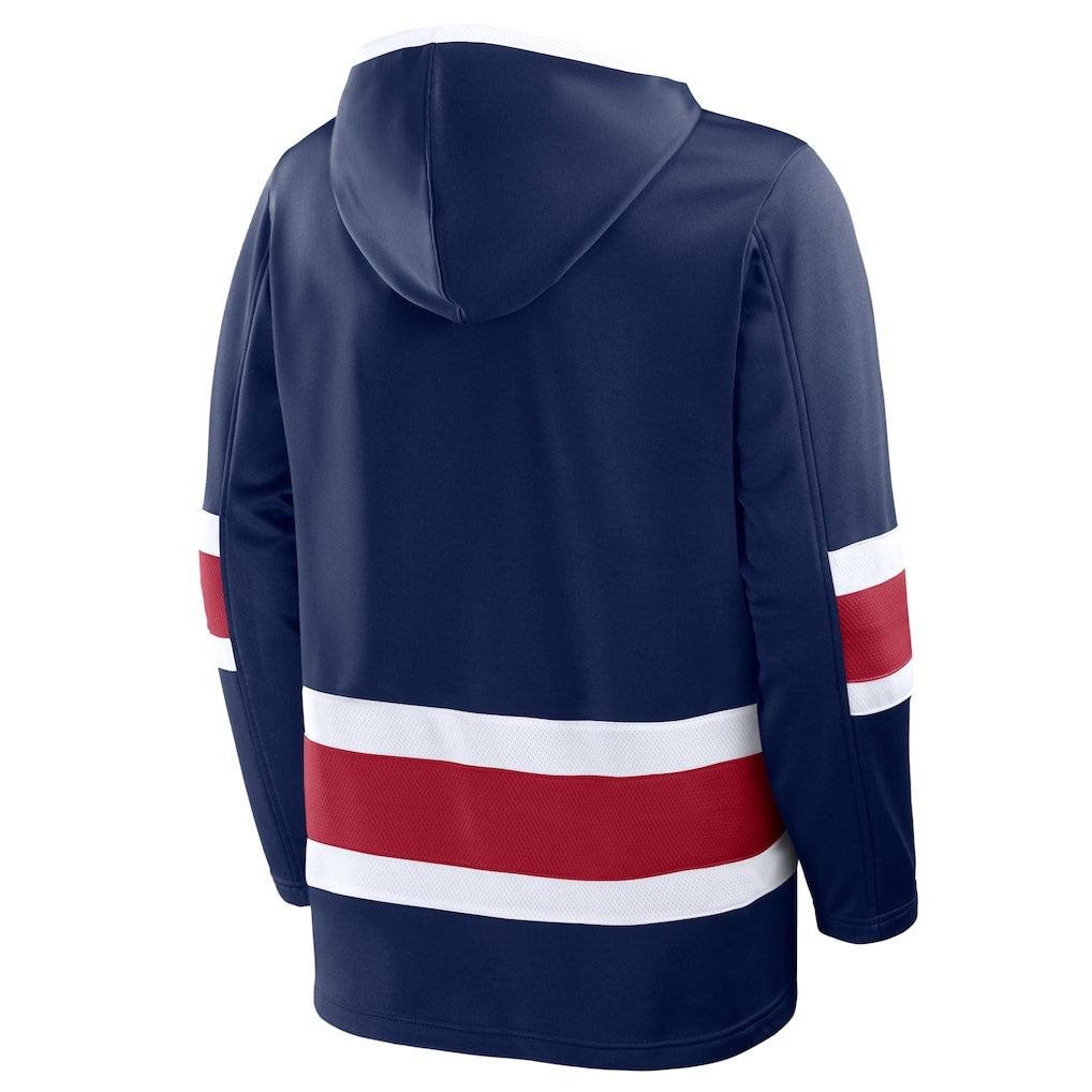 Montreal Canadiens NHL Fanatics Branded Men Navy Prime Time Hoodie product image 2, provided for visual reference and