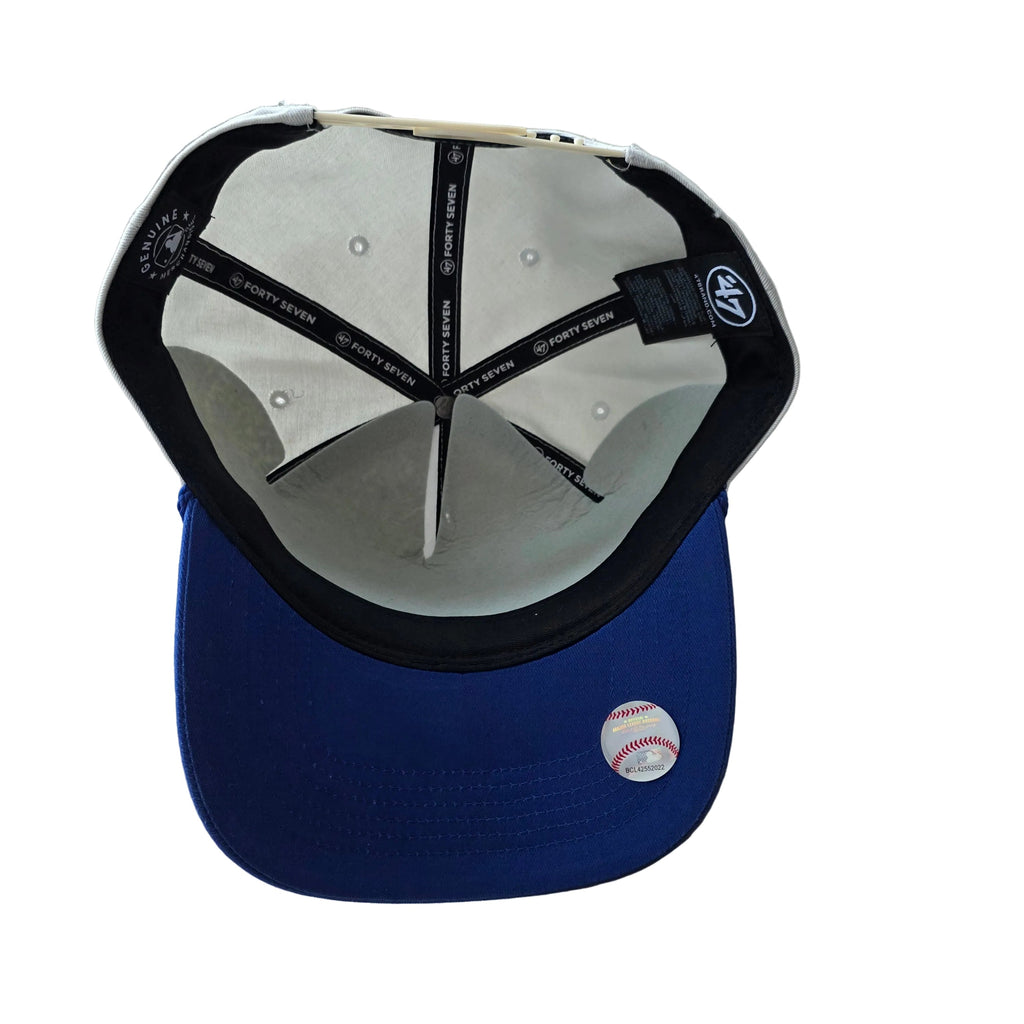 Toronto Blue Jays MLB 47 Brand Men Scrip Fade Two Tone Rope Hitch Adjustable Hat product image 4, provided for visual