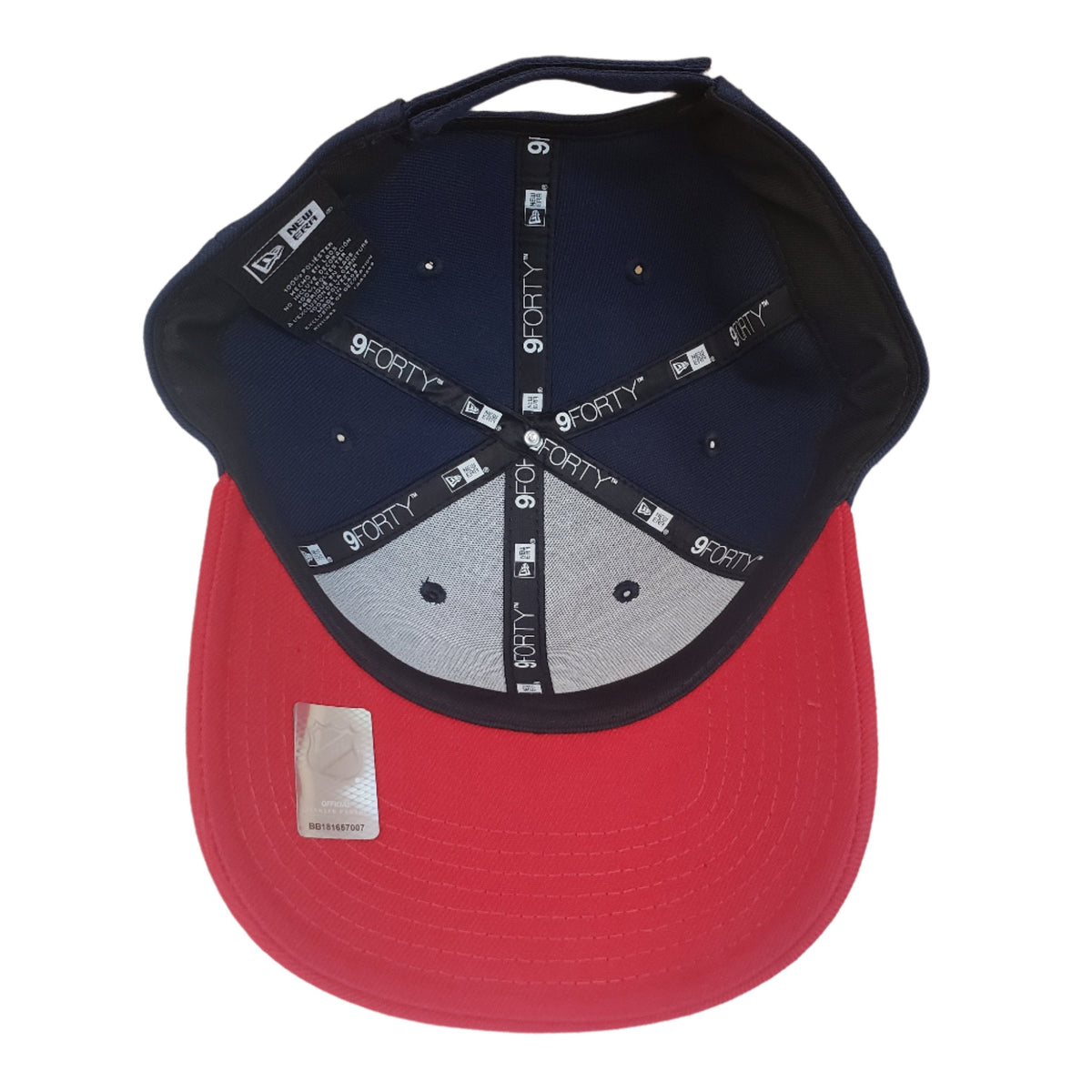 Montreal Canadiens NHL New Era Men Navy/Red 9Forty Two Tone Adjustable Hat product image 5, provided for visual reference