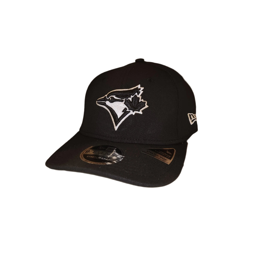 Toronto Blue Jays MLB New Era Men Black/White 9Seventy Snapback Hat product image 1, provided for visual reference and