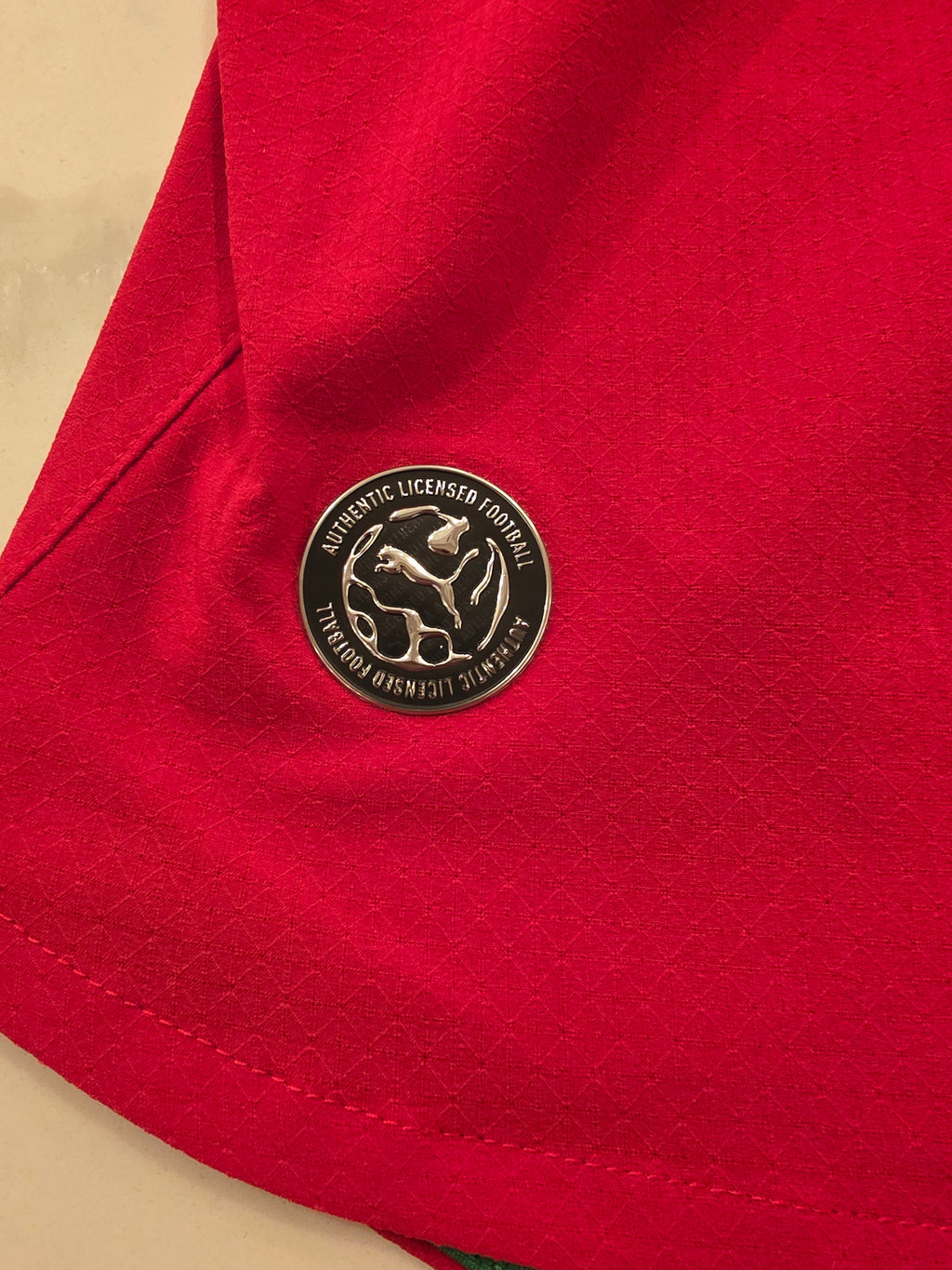 Morocco National Team FIFA Puma Men Red 2026 Home Authentic Jersey product image 10, provided for visual reference and