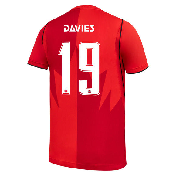 Alphonso Davies Canada Soccer FIFA Nike Men Red 2026 Home Stadium Replica Jersey product image 1, provided for visual