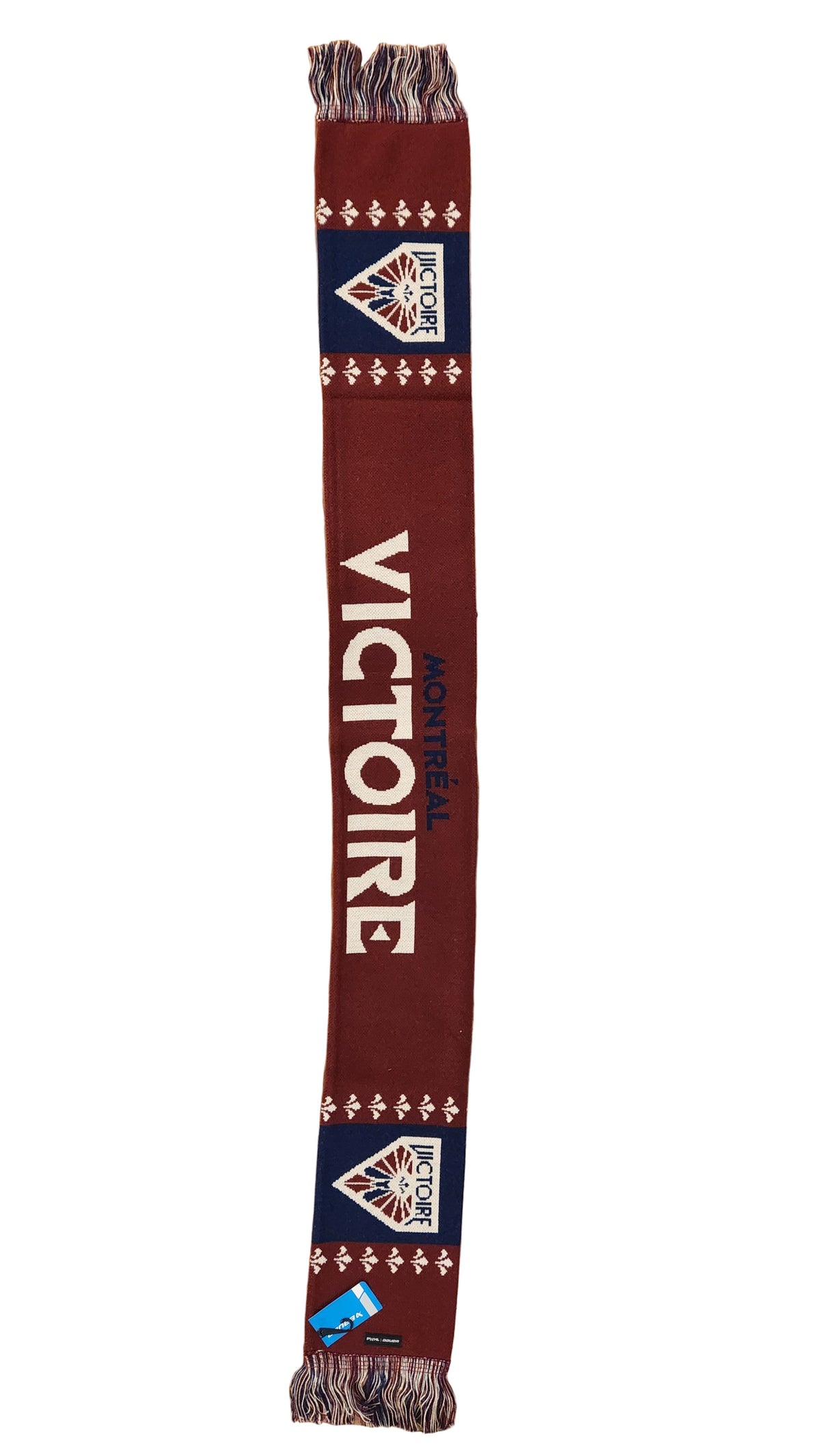 Montreal Victoire PWHL Bauer Unisex Maroon Authentic Team Scarf product image 4, provided for visual reference and product