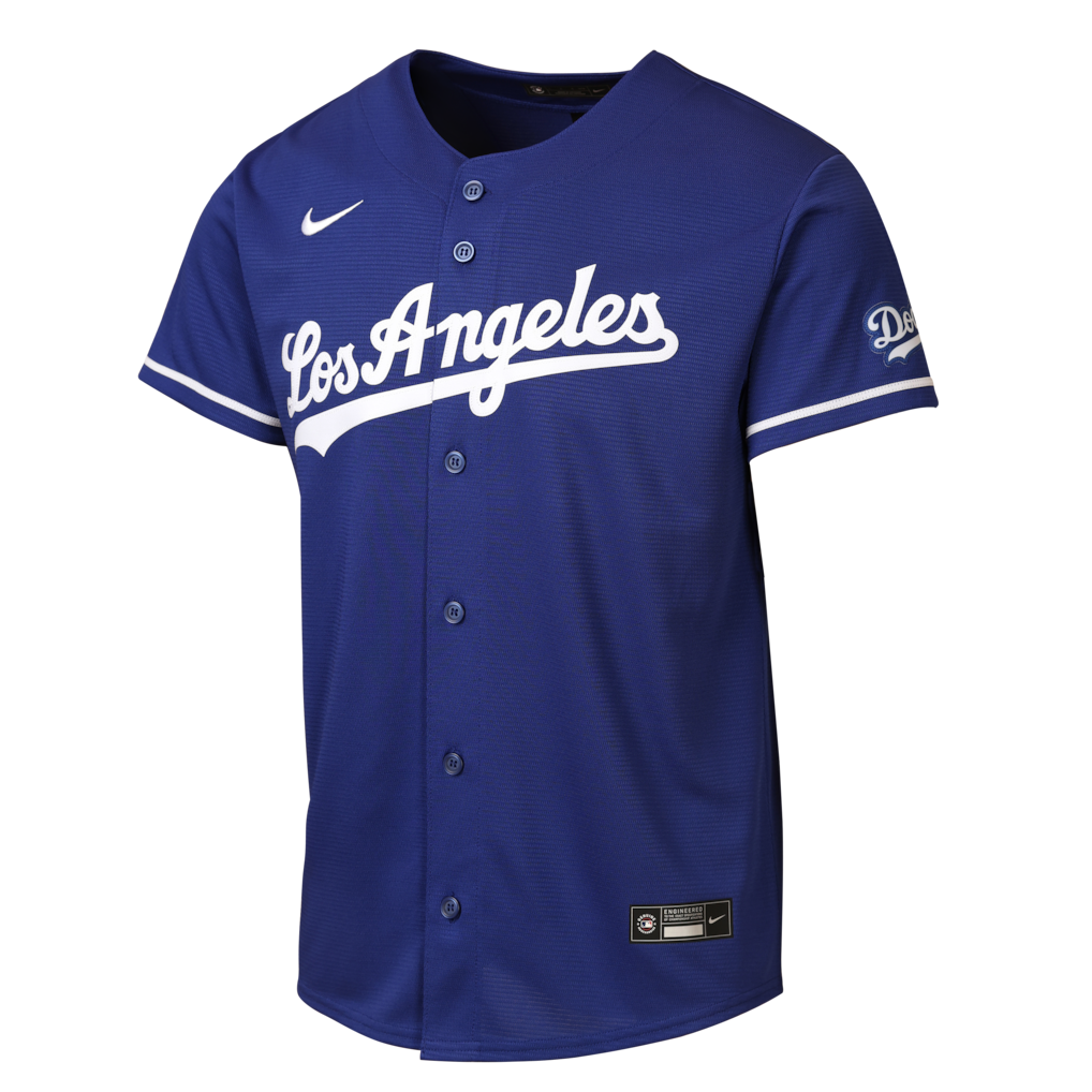Los Angeles Dodgers MLB Nike Men Deep Royal Blue Alternate Replica Jersey product image 1, provided for visual reference and
