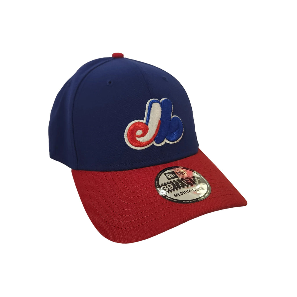 Montreal Expos MLB New Era Men Navy/Red 39Thirty Team Classic Stretch Fit Hat product image 2, provided for visual reference