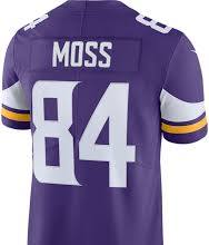 Randy Moss Minnesota Vikings NFL Nike Men Purple Classic Limited Jersey product image 2, provided for visual reference and