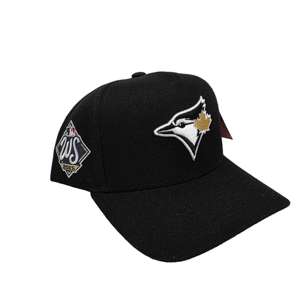 Toronto Blue Jays Mitchell & Ness Men Black/Gold 2025 World Series A-Frame Snapback product image 1, provided for visual