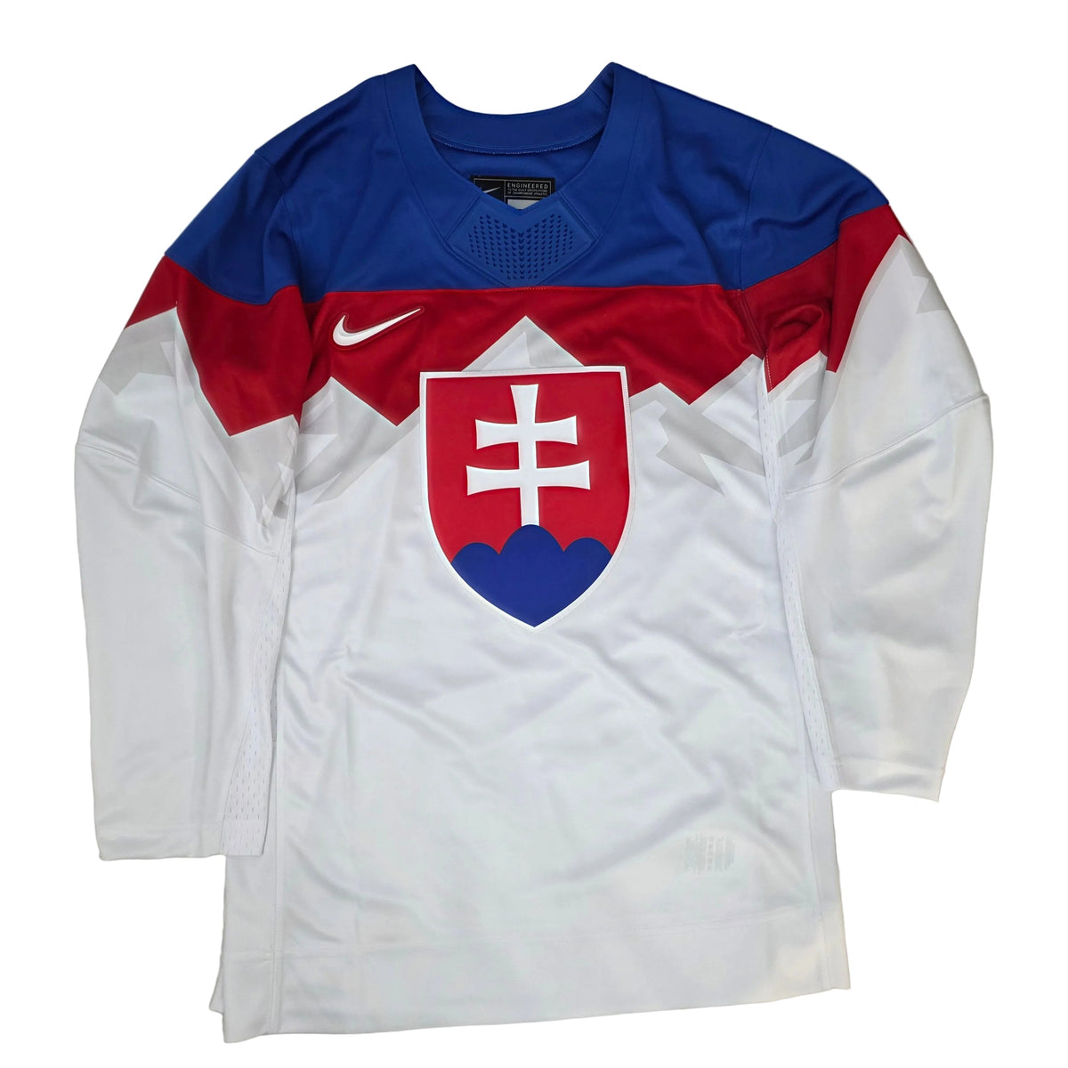 Slovakia Hockey IIHF Nike Men White 2026 Replica Jersey product image 4, provided for visual reference and product detail