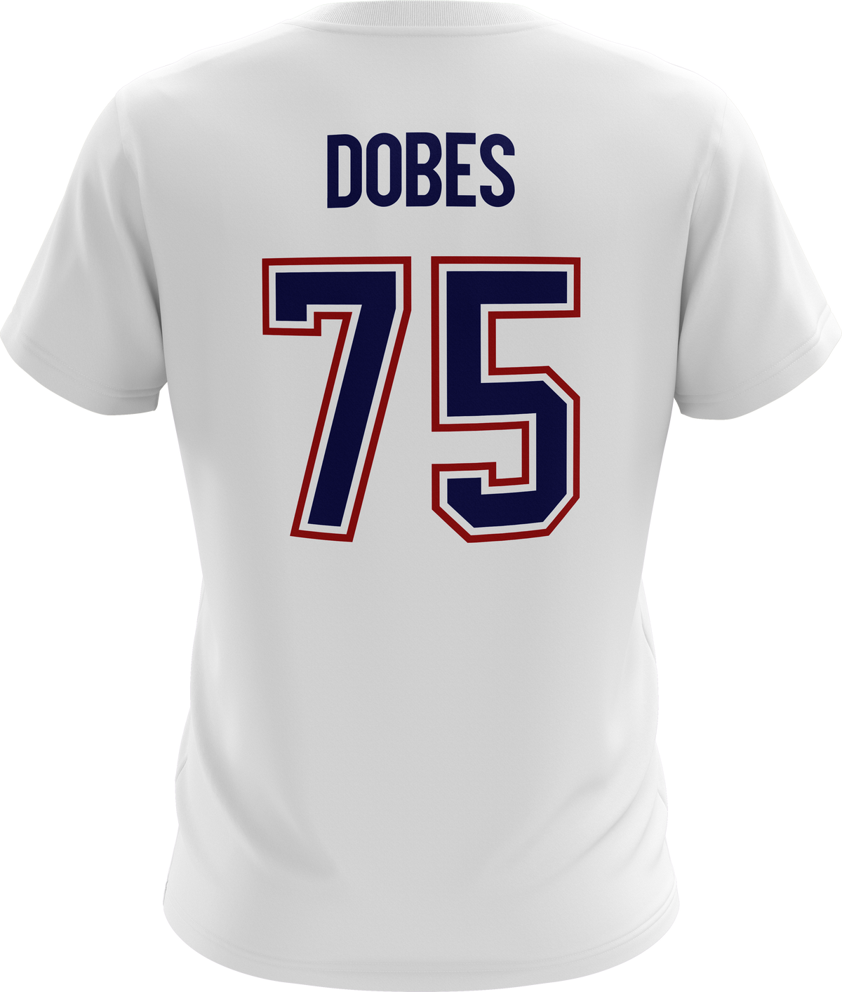 Jakub Dobes Montreal Canadiens NHL Mitchell & Ness Men White Milo T-Shirt product image 2, provided for visual reference and