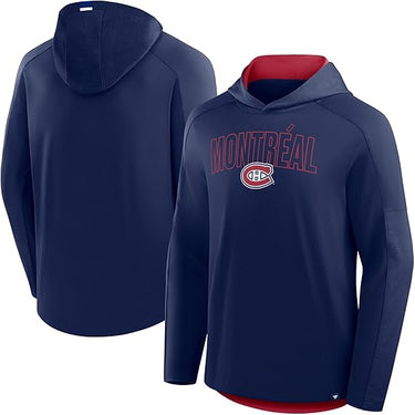 Montreal Canadiens NHL Fanatics Branded Men Navy Penalty Long-sleeve Shirt product image 3, provided for visual reference