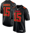 Patrick Mahomes Kansas City Chiefs NFL Nike Black Fashion Game Jersey product image 1, provided for visual reference and