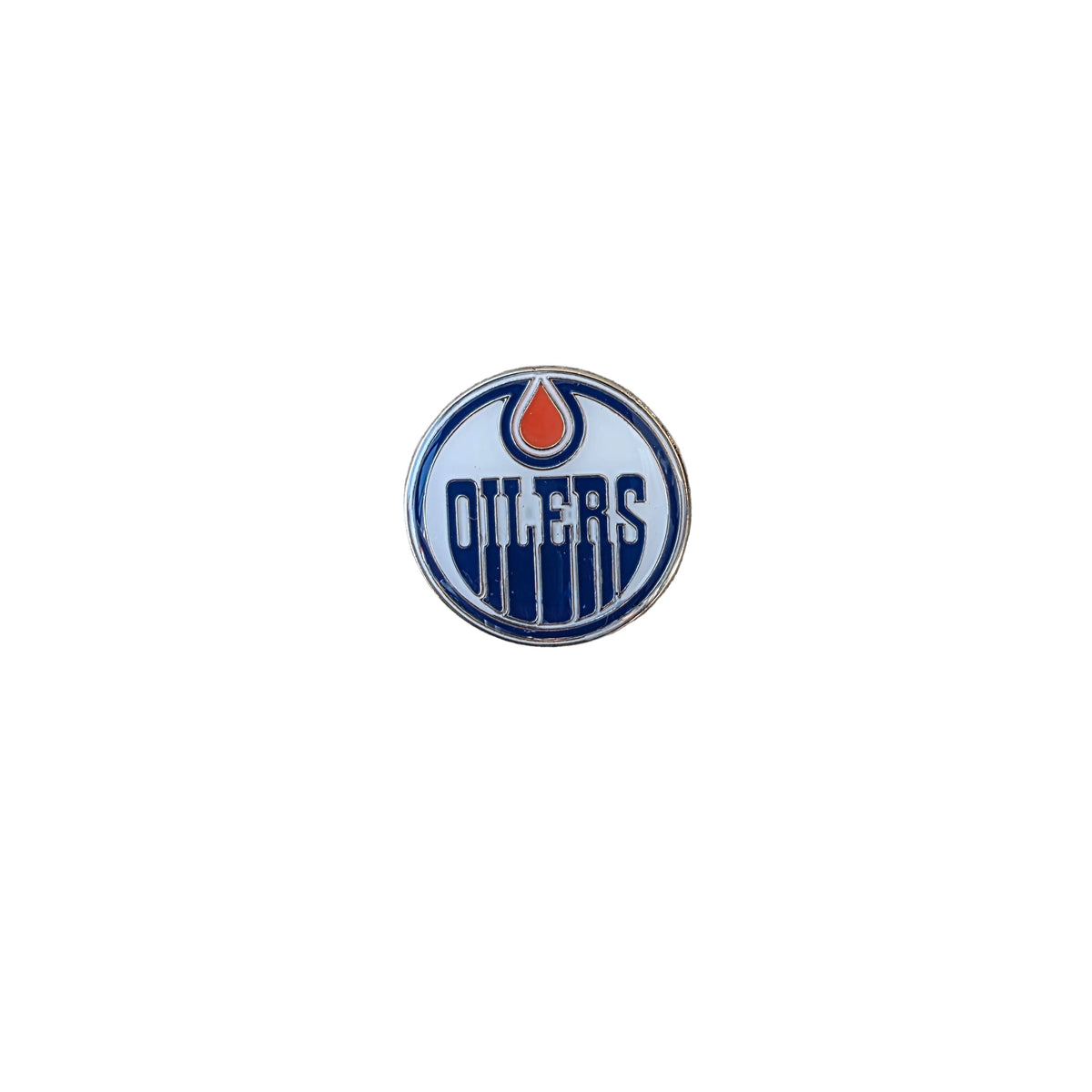 Edmonton Oilers NHL TSV Team Logo Lapel Pin product image 1, provided for visual reference and product detail review