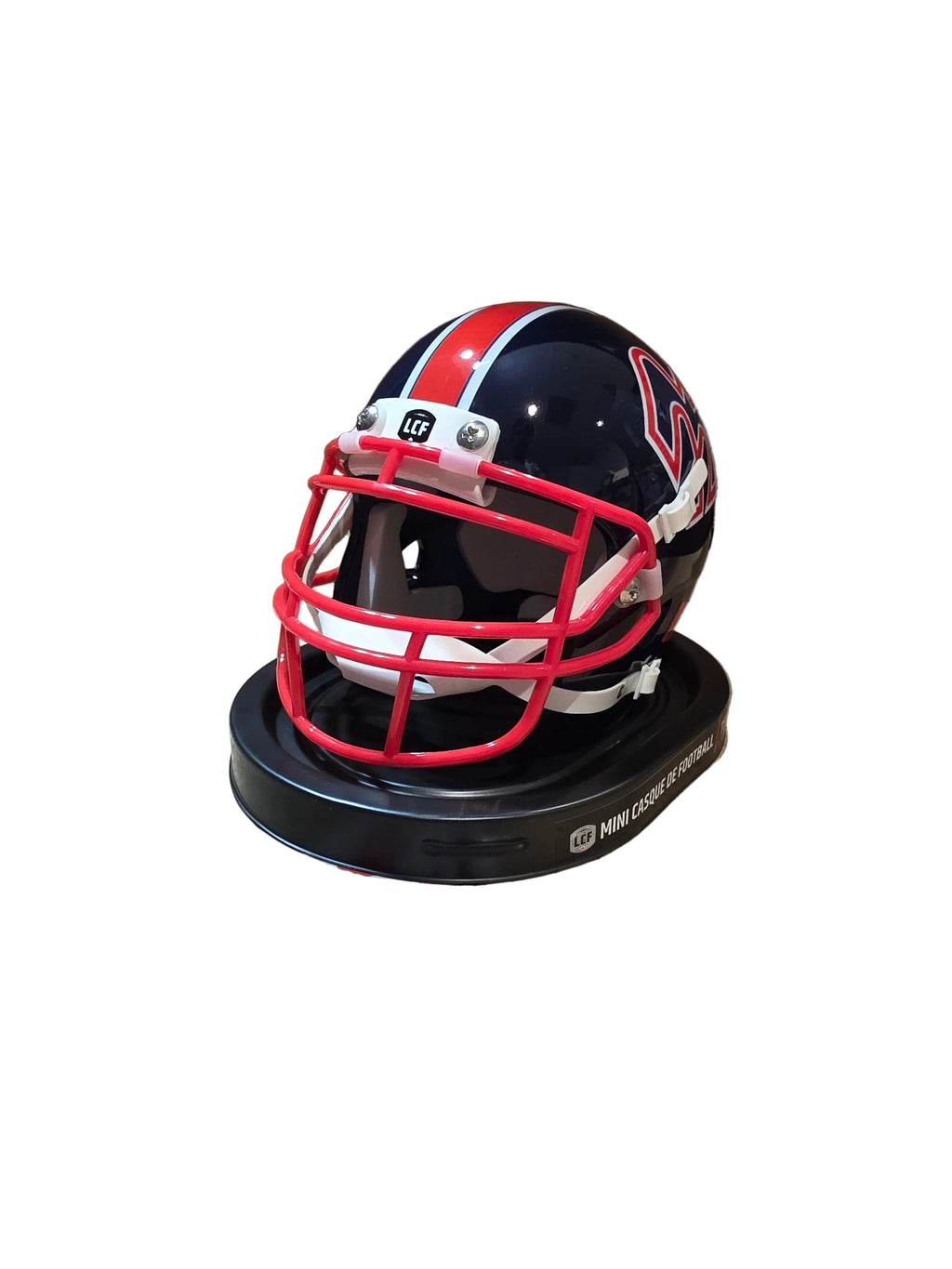 Montreal Alouettes CFL TSV Mini Replica Football Helmet 5" product image 2, provided for visual reference and product detail