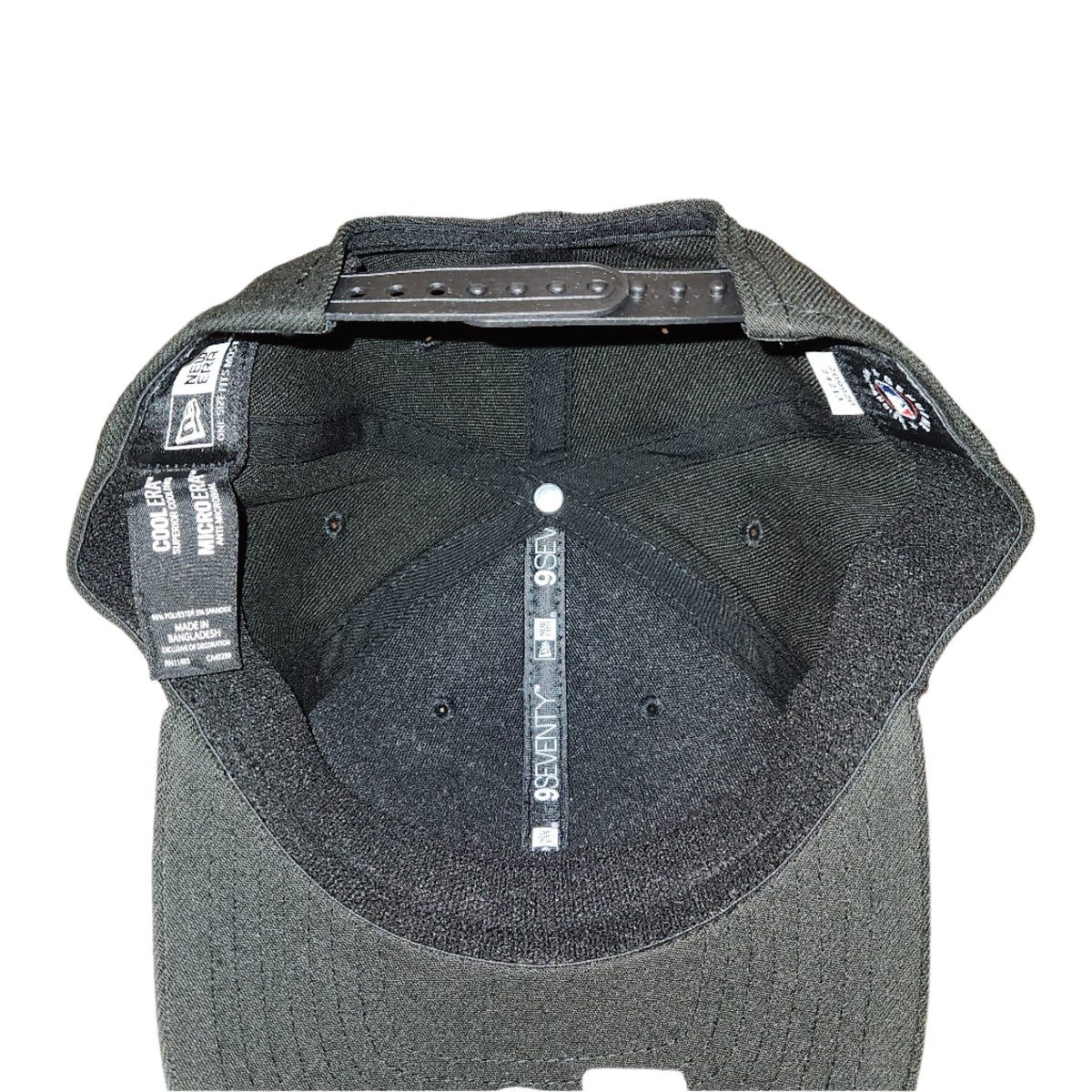 Toronto Blue Jays MLB New Era Men Black/White 9Seventy Snapback Hat product image 2, provided for visual reference and