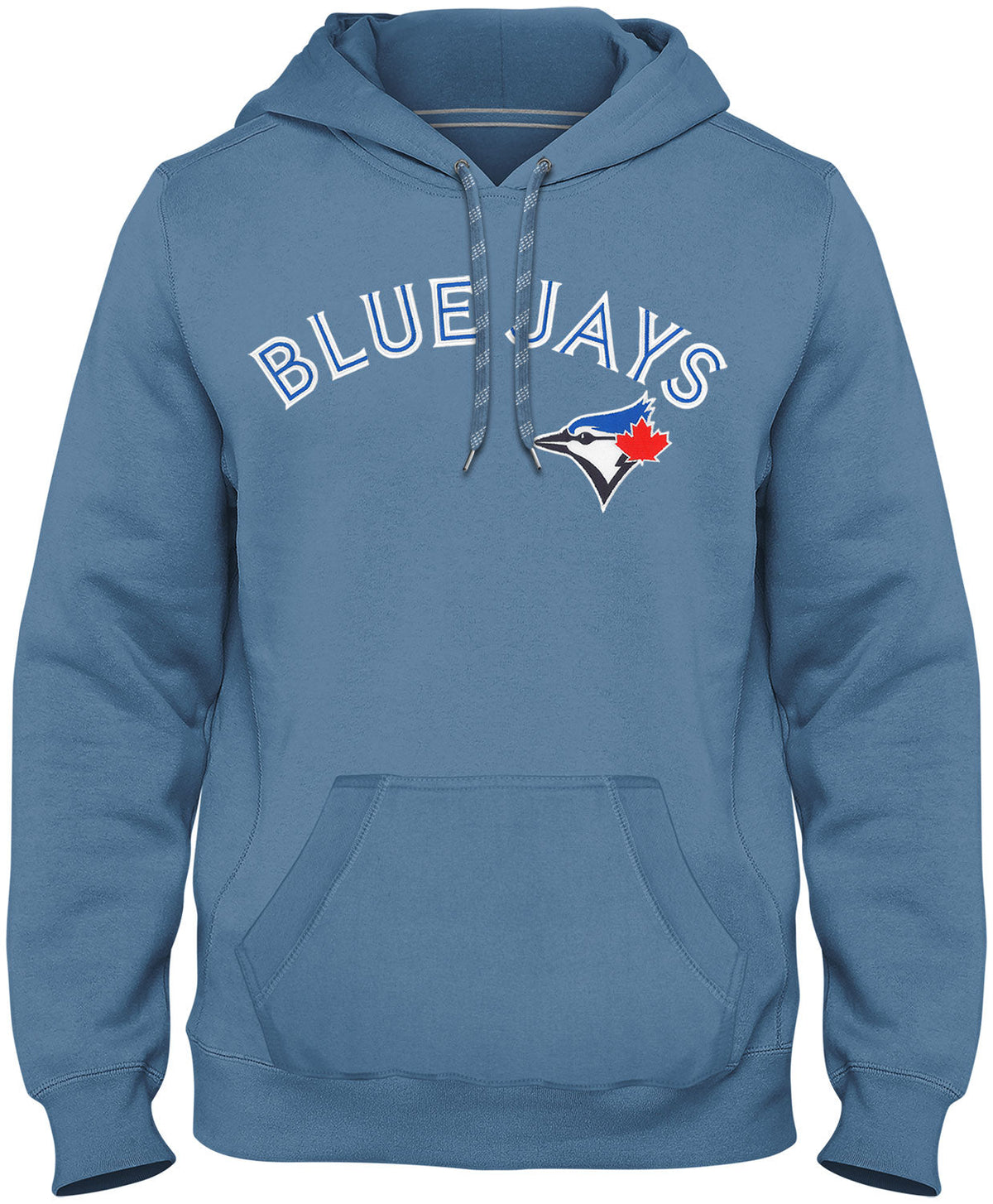 Toronto Blue Jays MLB Bulletin Men Light Blue Twill Home Field Hoodie product image 1, provided for visual reference and