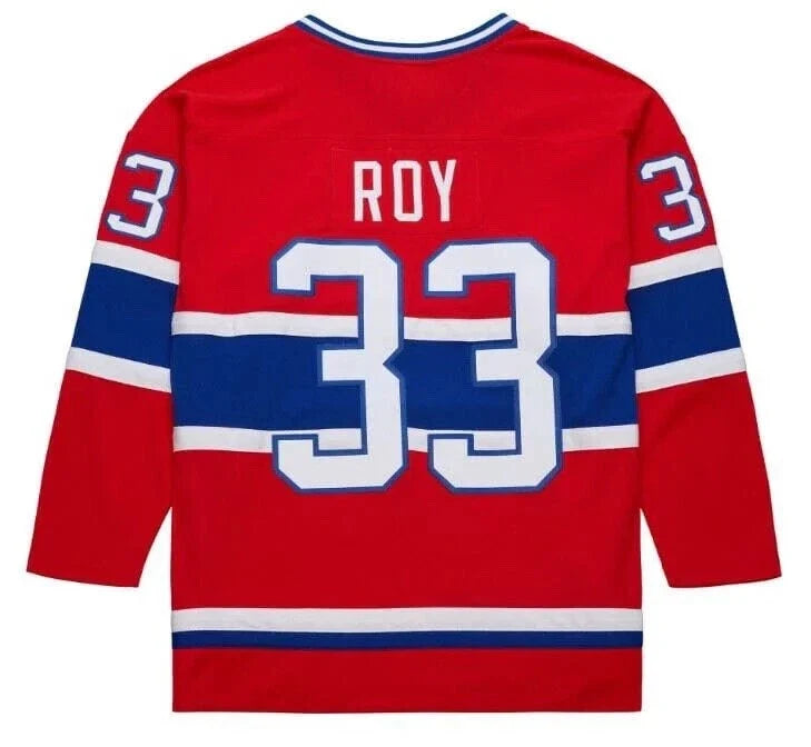 Patrick Roy Montreal Canadiens NHL Mitchell & Ness Men Red 1992 Power Play Authentic Jersey product image 1, provided for
