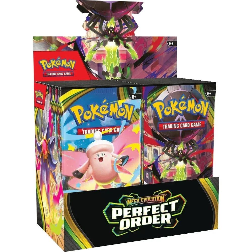 Pokémon TCG Mega Evolution Perfect Order Booster Box Display product image 1, provided for visual reference and product