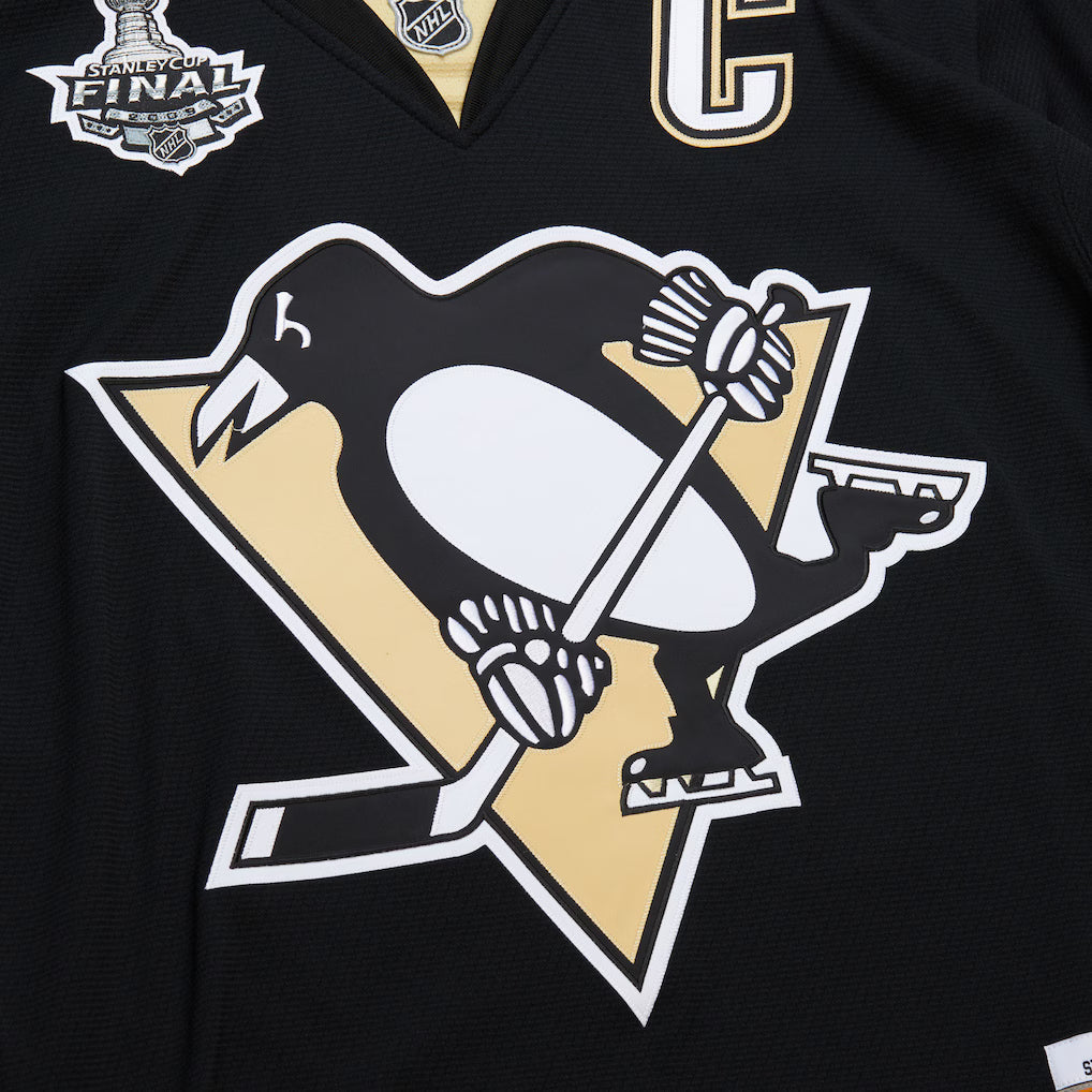 Sidney Crosby Pittsburgh Penguins NHL Mitchell & Ness Men Black 2008-09 Power Play Authentic Jersey product image 3,