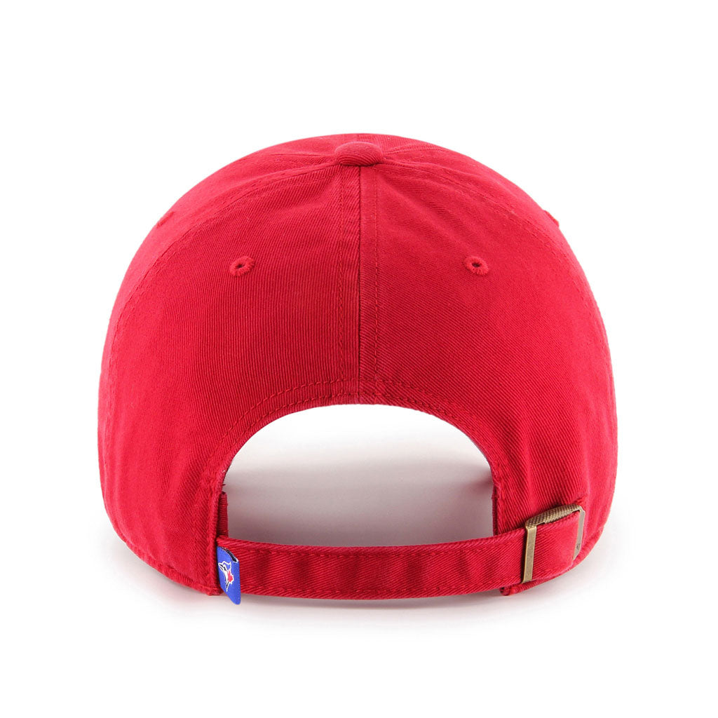 Toronto Blue Jays MLB 47 Brand Men Red Alternate Clean Up Adjustable Hat product image 2, provided for visual reference and