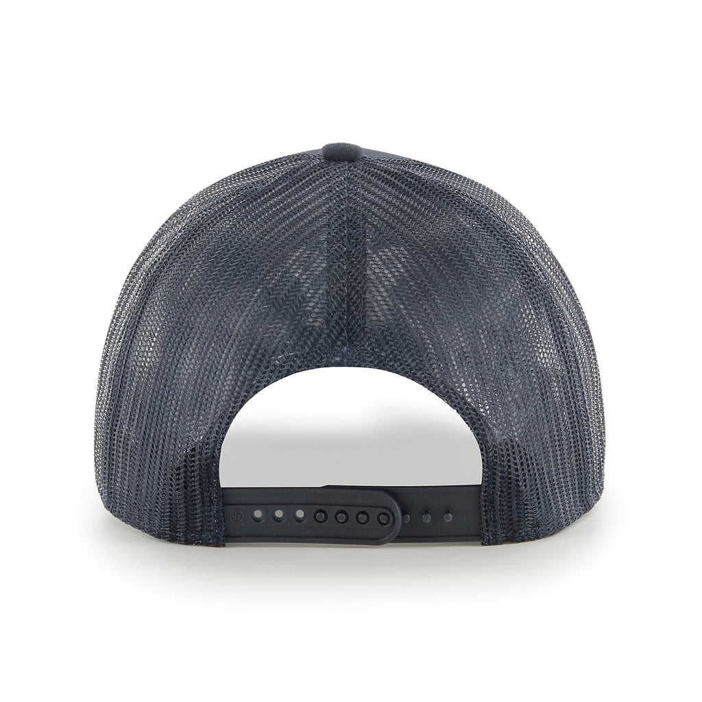 Toronto Maple Leafs NHL 47 Brand Men Navy Trucker Snapback product image 2, provided for visual reference and product detail