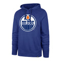 Edmonton Oilers NHL 47 Brand Men Royal Imprint Headline Pullover Hoodie product image 1, provided for visual reference and