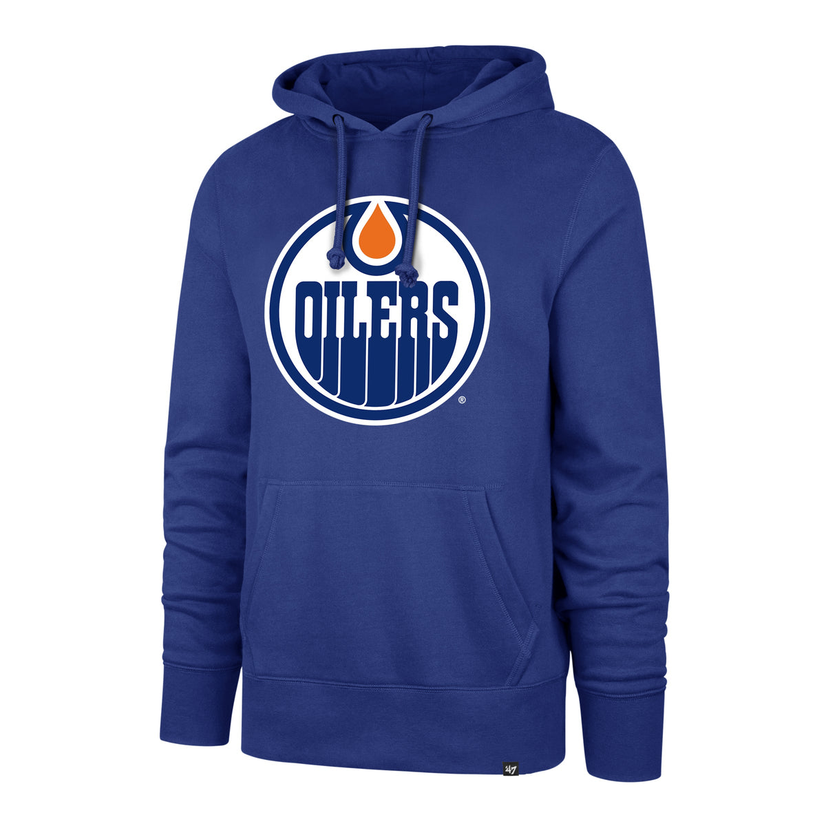 Edmonton Oilers NHL 47 Brand Men Royal Imprint Headline Pullover Hoodie product image 1, provided for visual reference and