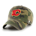 Calgary Flames NHL 47 Brand Men Camo Clean up Adjustable Hat product image 1, provided for visual reference and product