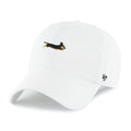 Dachshund Canine Collection 47 Brand Men White Clean Up Adjustable Hat product image 1, provided for visual reference and
