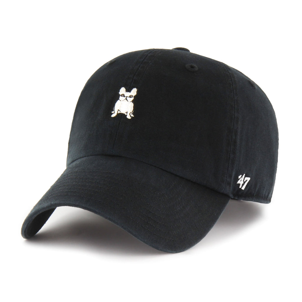 French Bulldog Canine Collection 47 Brand Men Black Clean Up Adjustable Hat product image 1, provided for visual reference