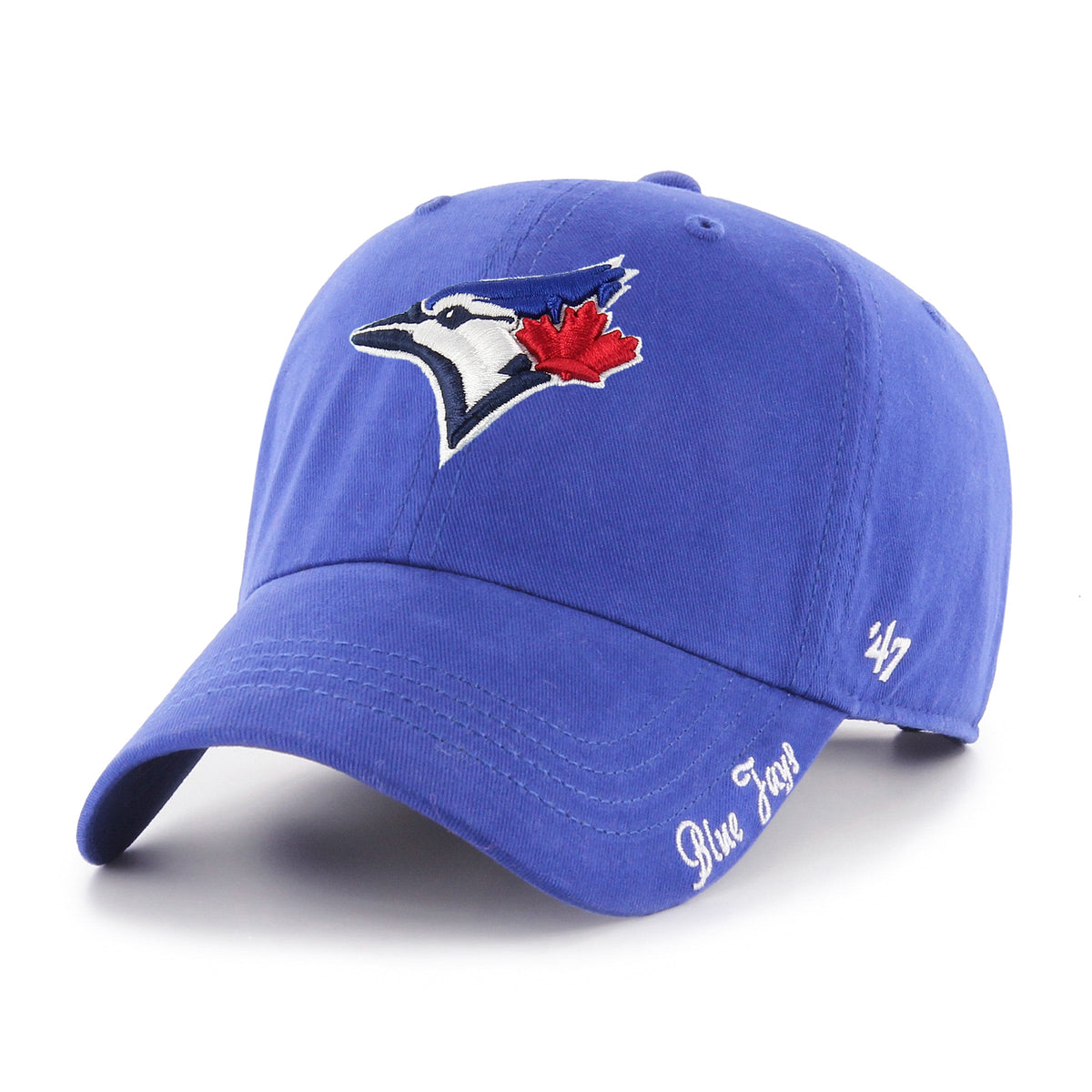 Toronto Blue Jays MLB 47 Brand Women Royal Miata Clean Up Adjustable Hat product image 1, provided for visual reference and