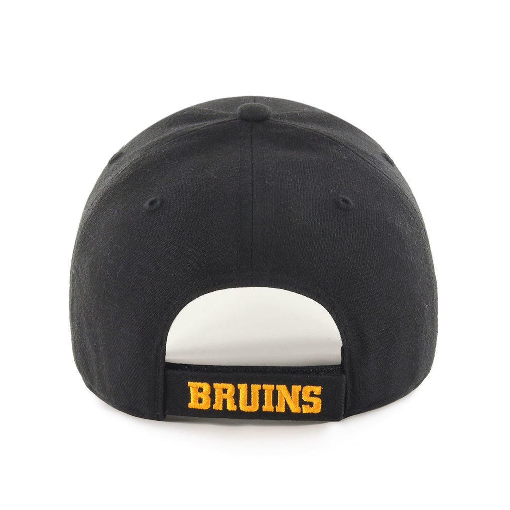 Boston Bruins NHL 47 Brand Men Black 1933 B Logo MVP Adjustable Hat product image 2, provided for visual reference and