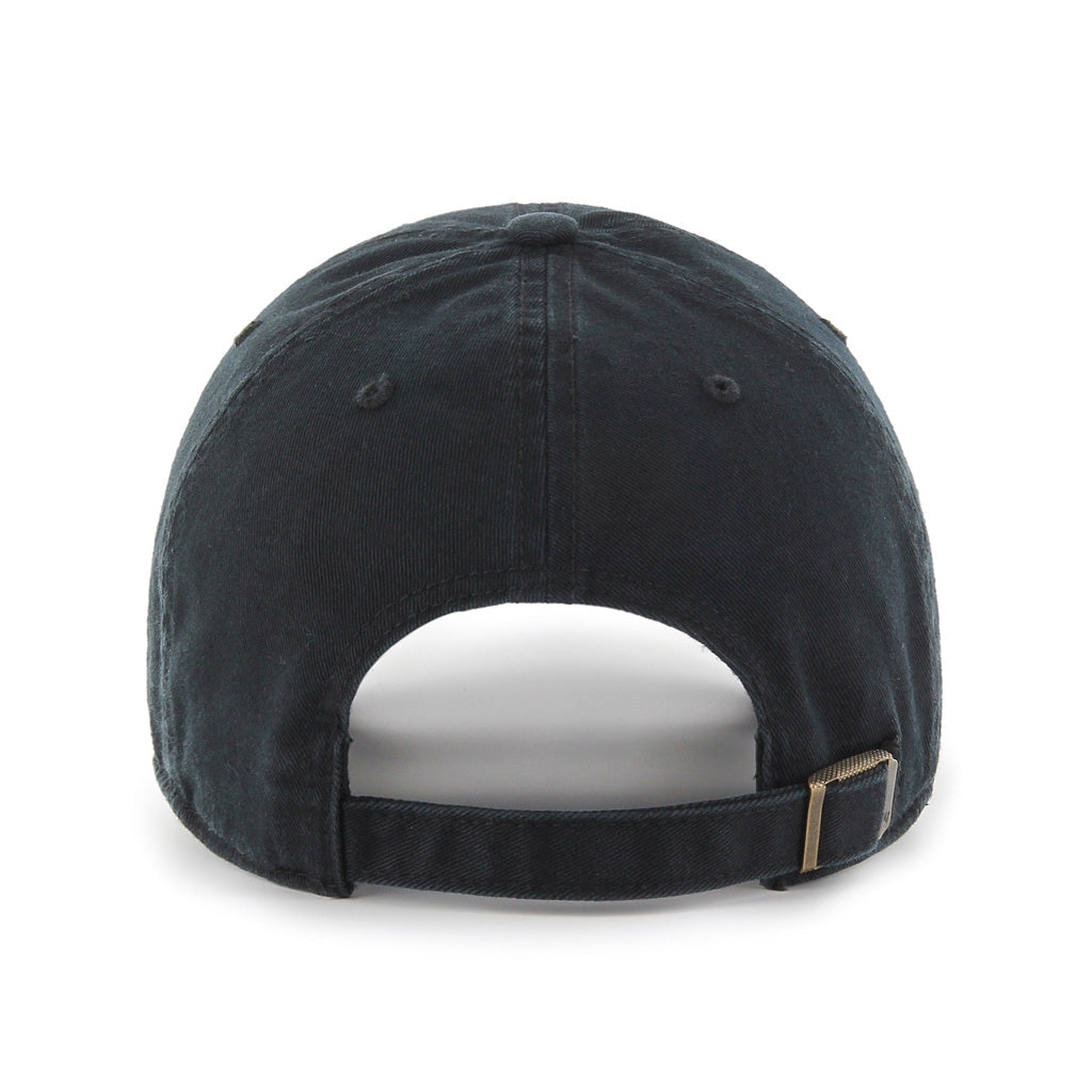 Los Angeles Lakers NBA 47 Brand Men Black on Black Clean Up Adjustable Hat product image 2, provided for visual reference