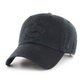 Vancouver Canucks NHL 47 Brand Men Black on Black Clean Up Adjustable Hat product image 1, provided for visual reference and