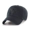 Pittsburgh Penguins NHL 47 Brand Men Black on Black Clean Up Adjustable Hat product image 1, provided for visual reference