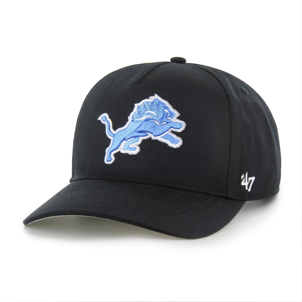 Detroit Lions NFL 47 Brand Men Black Hitch Adjustable Hat product image 1, provided for visual reference and product detail
