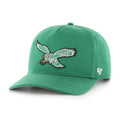 Philadelphia Eagles NFL 47 Brand Men Green Legacy Hitch Adjustable Hat product image 1, provided for visual reference and