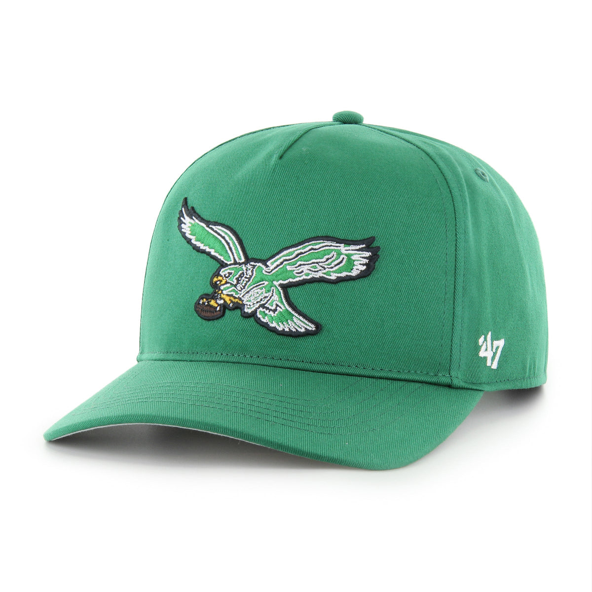 Philadelphia Eagles NFL 47 Brand Men Green Legacy Hitch Adjustable Hat product image 1, provided for visual reference and