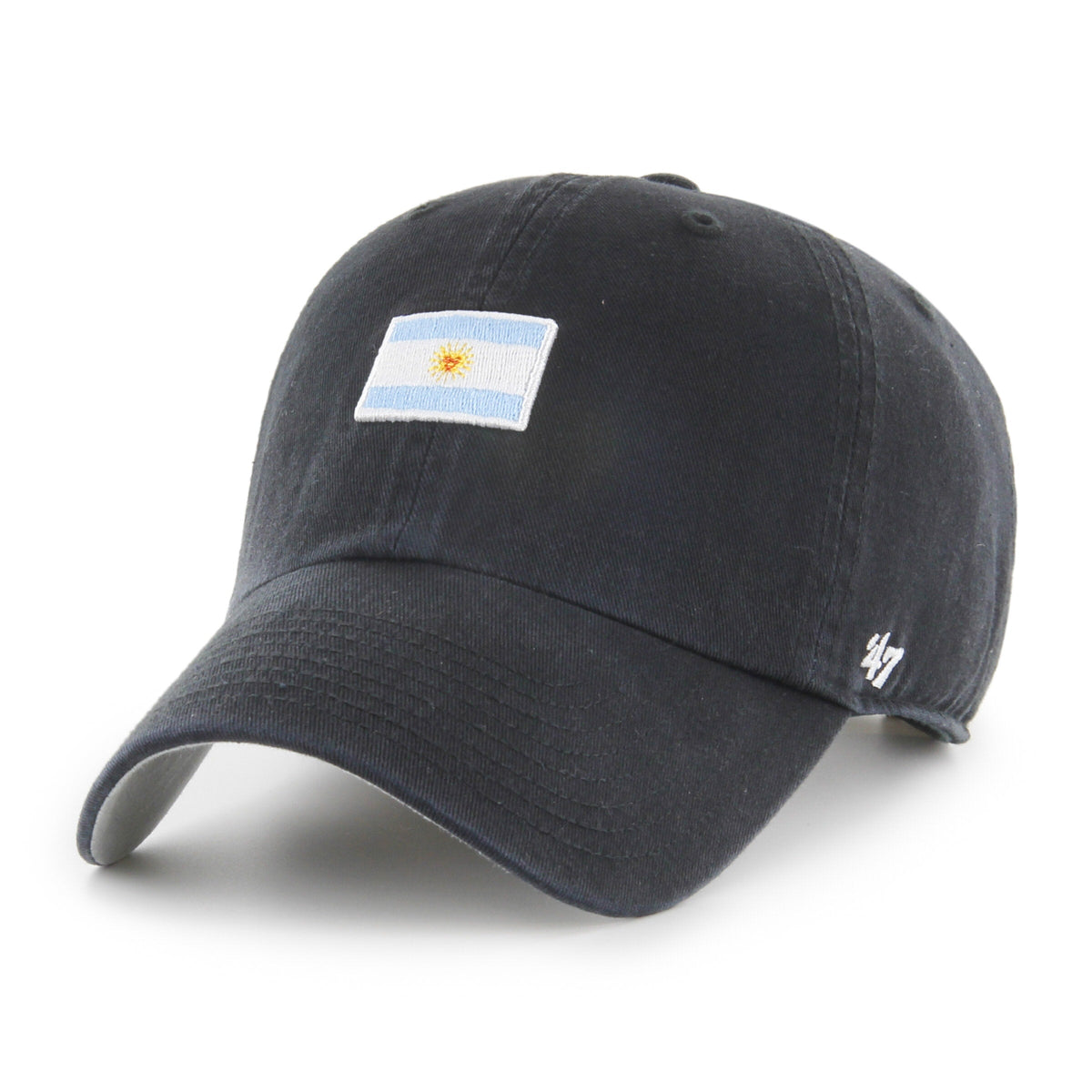 Argentina 47 Brand Men Black Clean Up Places Abate Adjustable Hat product image 1, provided for visual reference and product