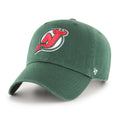 New Jersey Devils NHL 47 Brand Men Green Vintage Clean Up Adjustable Hat product image 1, provided for visual reference and