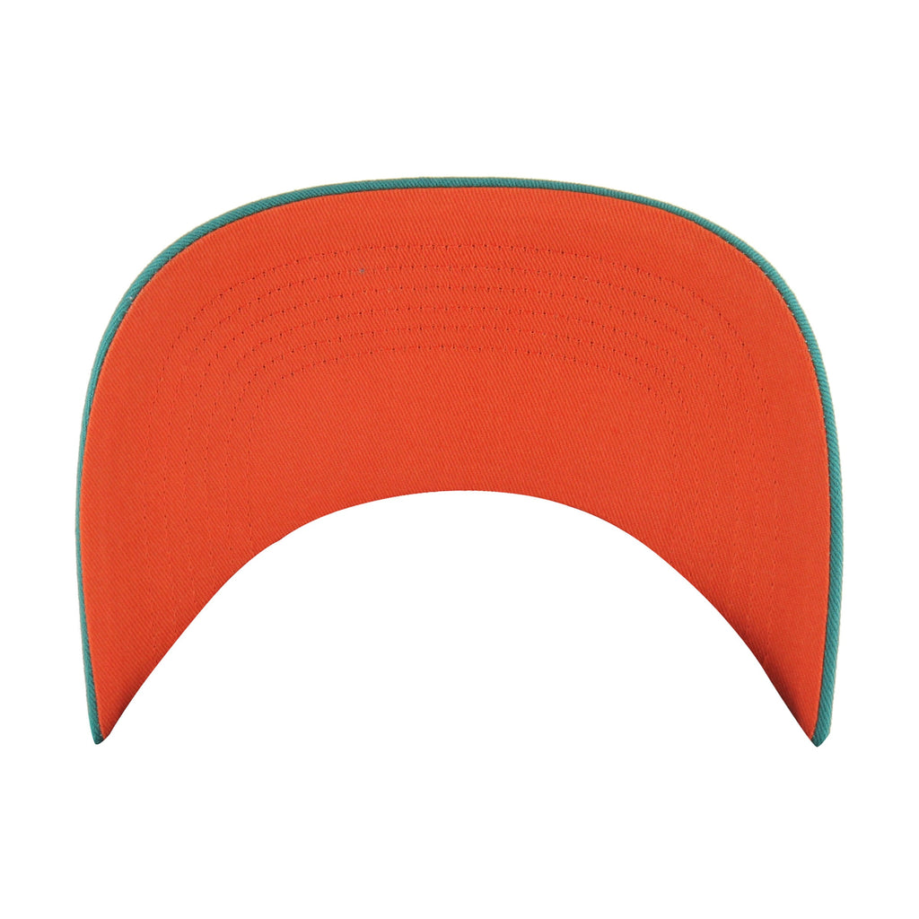 Miami Dolphins NFL 47 Brand Men Teal Legacy Hitch Adjustable Hat product image 3, provided for visual reference and product