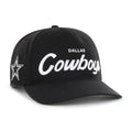 Dallas Cowboys NFL 47 Brand Men Black Attitude Hitch Adjustable Hat product image 1, provided for visual reference and
