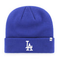 Los Angeles Dodgers MLB 47 Brand Men Royal Blue Raised Cuff Knit Hat product image 1, provided for visual reference and