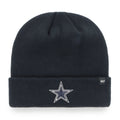 Dallas Cowboys NFL 47 Brand Men Navy Raised Cuff Knit Hat product image 1, provided for visual reference and product detail