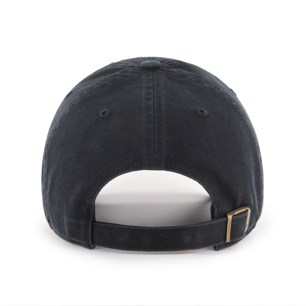 Toronto Maple Leafs NHL 47 Brand Men Black/White Clean Up Adjustable Hat product image 2, provided for visual reference and