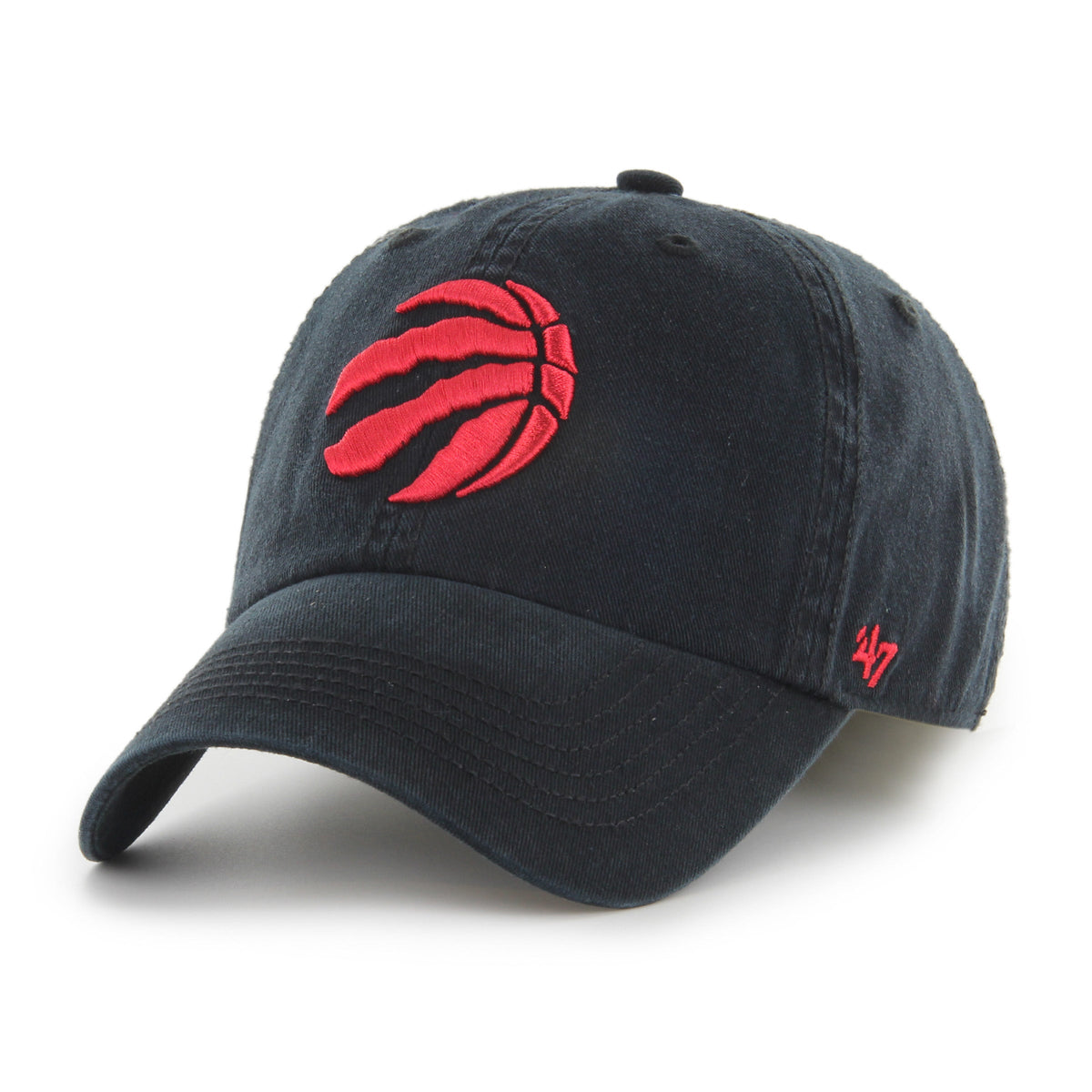 Toronto Raptors NBA 47 Brand Men Black Franchise Stretch Fit Hat product image 1, provided for visual reference and product