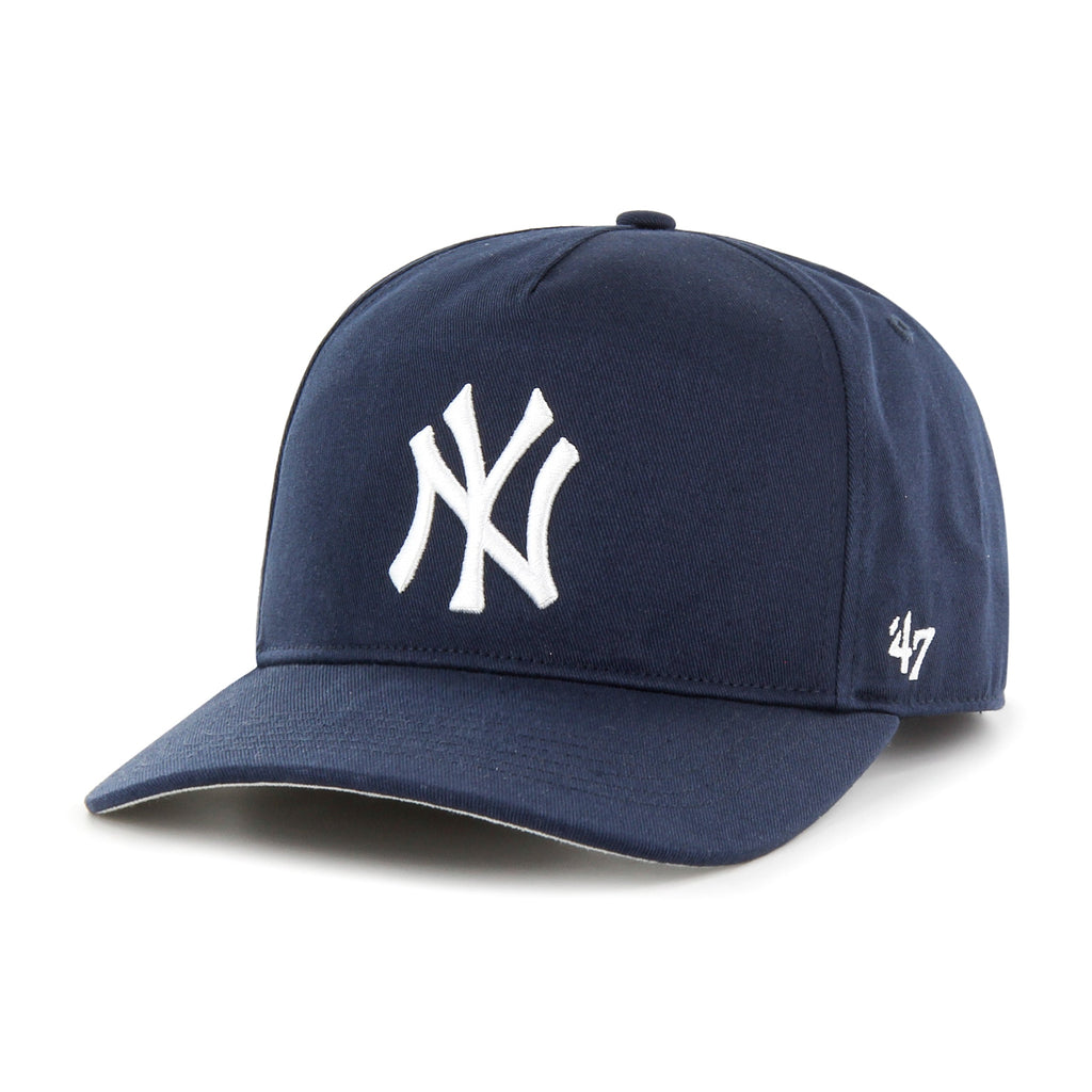 New York Yankees MLB 47 Brand Men Navy Hitch Snapback Hat product image 1, provided for visual reference and product detail