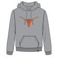 Texas Longhorns NCAA 47 Brand Men Grey Imprint Headline Pullover Hoodie product image 1, provided for visual reference and