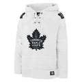 Toronto Maple Leafs NHL 47 Brand Men White Out Heavyweight Lacer Hoodie product image 1, provided for visual reference and