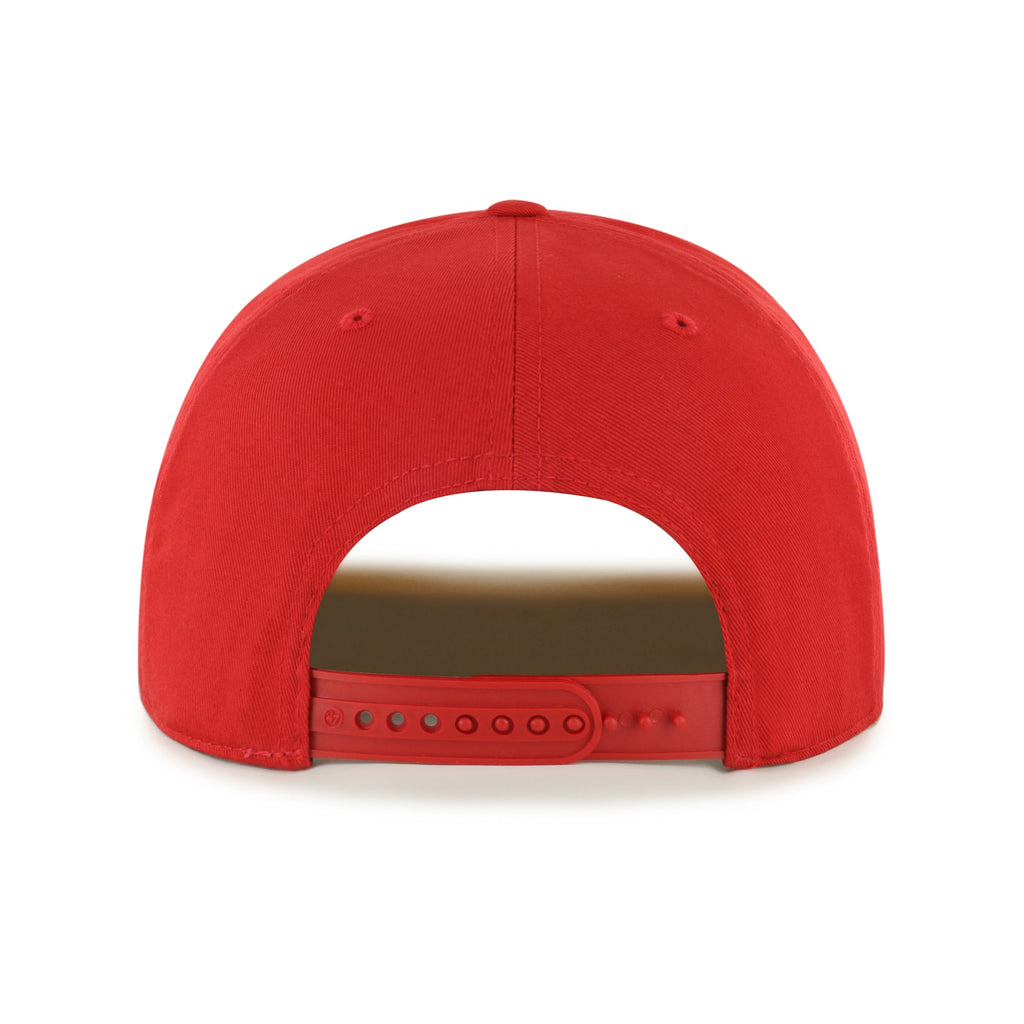 Calgary Flames NHL 47 Brand Men Black Hitch Adjustable Hat product image 2, provided for visual reference and product detail