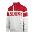 Montreal Canadiens NHL 47 Brand Men Grey Double Header amp Bay Ridge 1/4 Zip Fleece product image 1, provided for visual